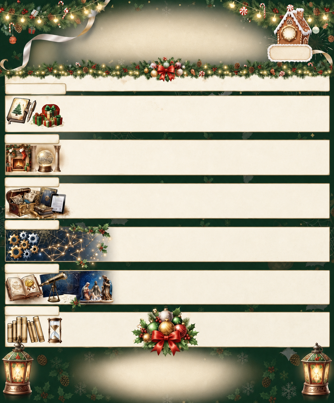 Christmas template