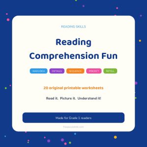 Reading Comprehension Fun (Grade 1 Worksheets) – printable educational resource