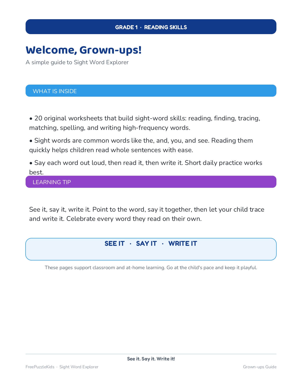 Super Annual Package (B) Grade 1 – worksheet preview page 2