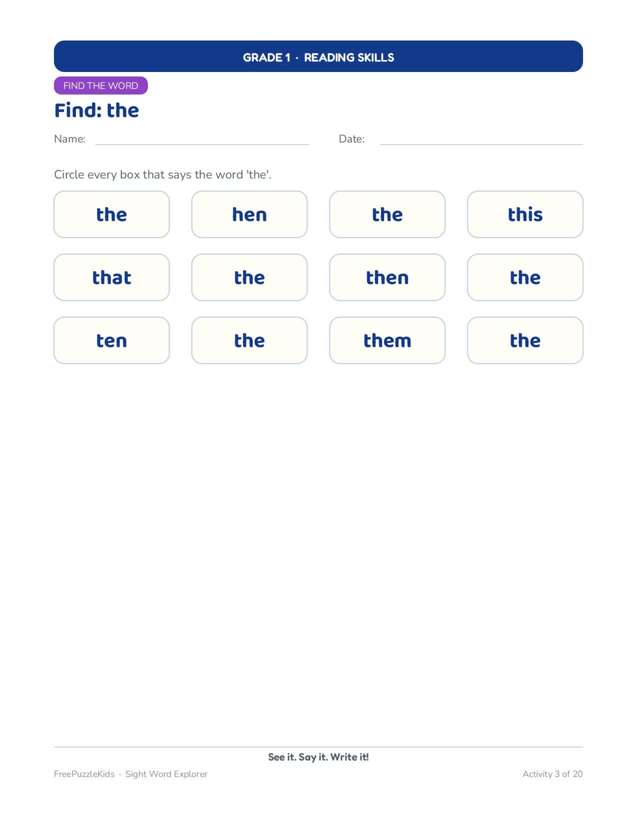 Super Annual Package (B) Grade 1 – worksheet preview page 4