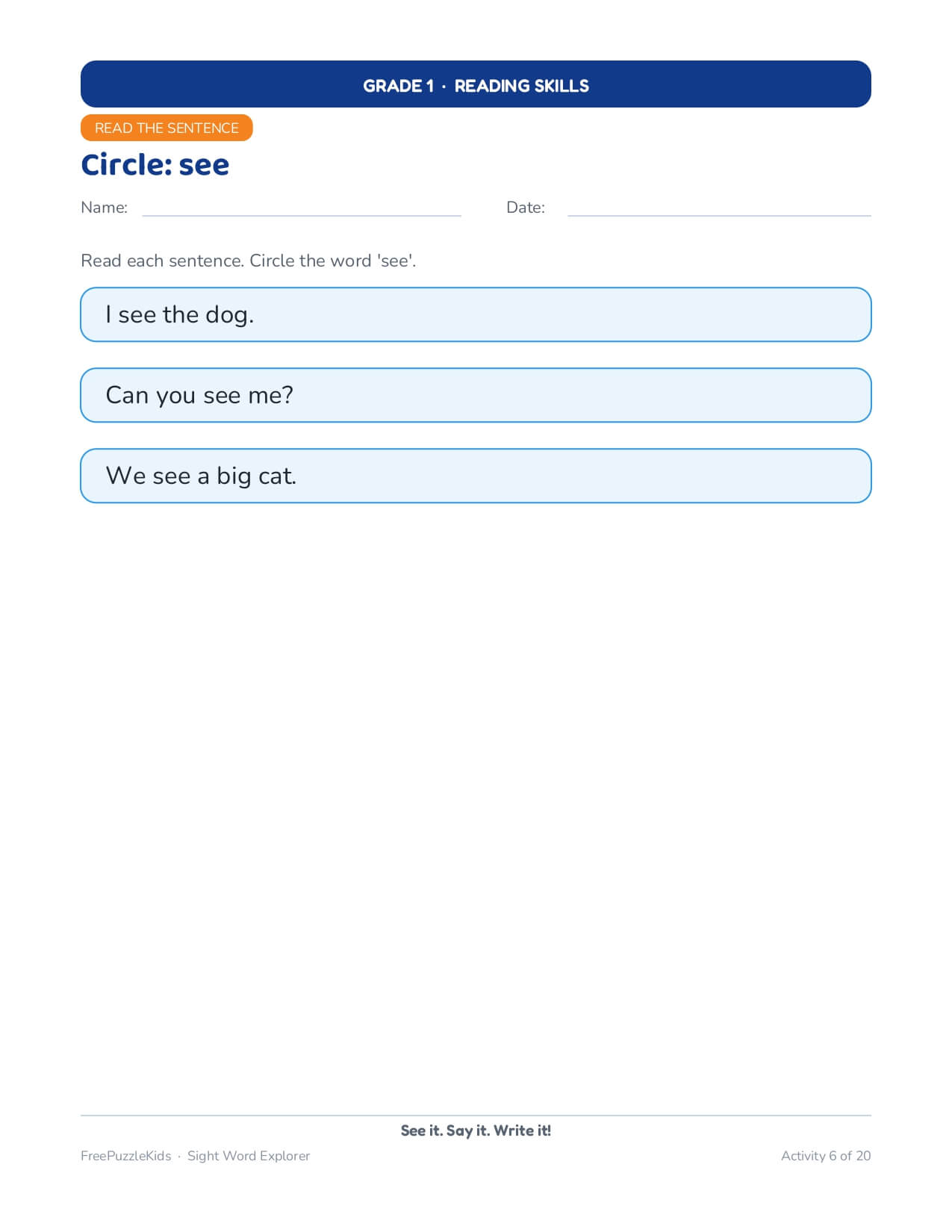 Super Annual Package (B) Grade 1 – worksheet preview page 7