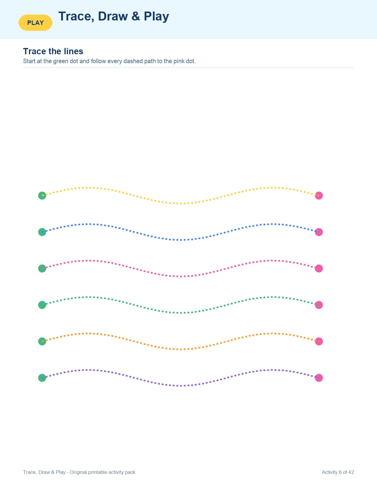 Trace-Draw-and-Play – worksheet preview page 7