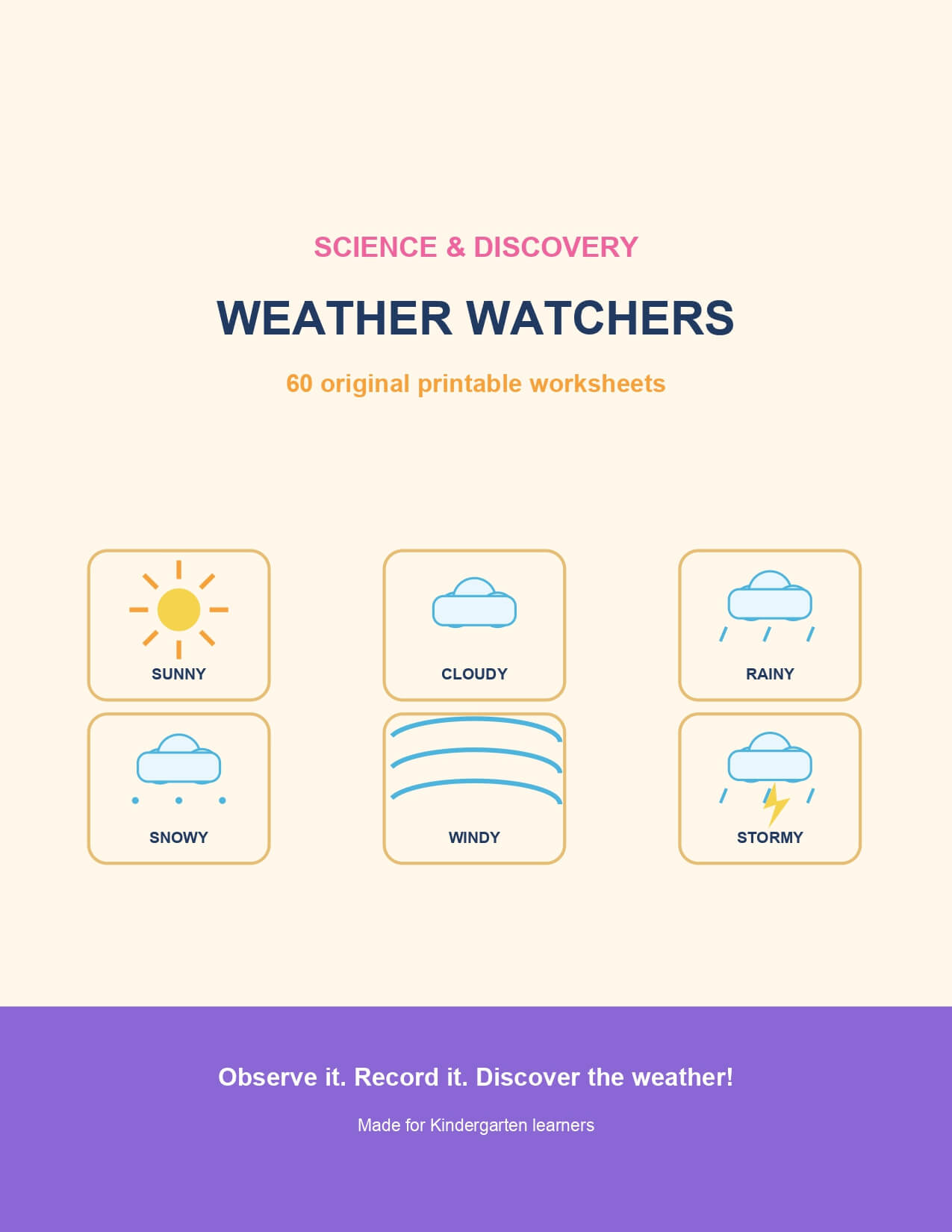 Weather Watchers – printable educational resource