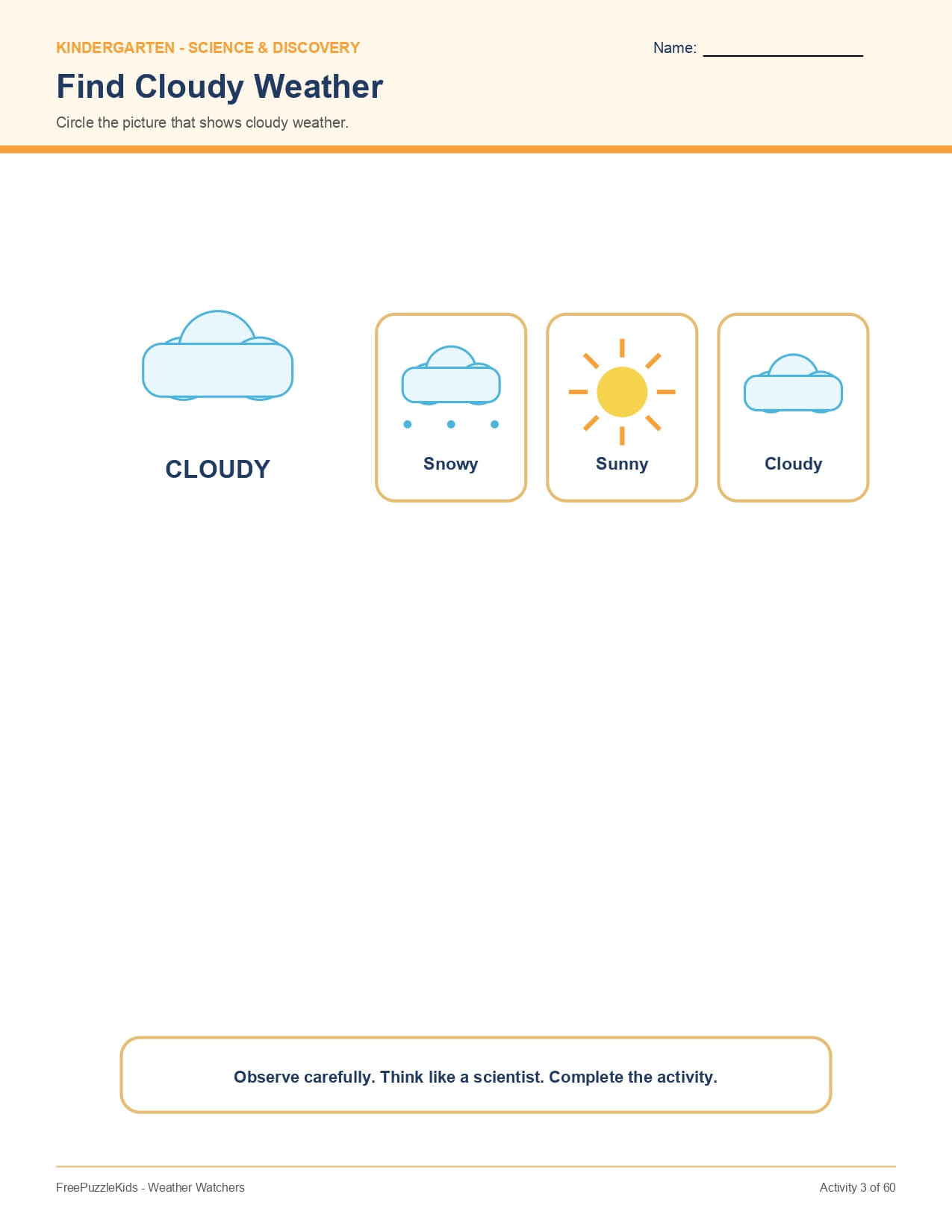 Weather Watchers – worksheet preview page 4