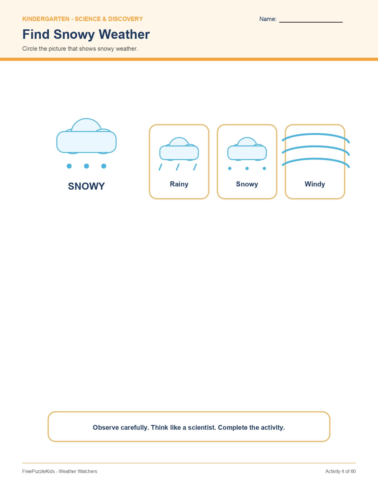 Weather Watchers – worksheet preview page 5